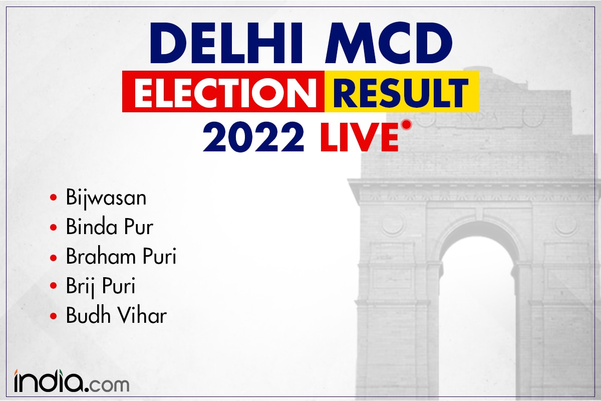 MCD Election Results 2022: AAP Wins In Budh Vihar, Braham Puri, Binda ...