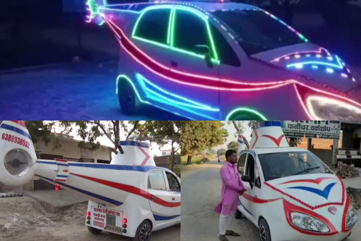 Man Revamps His Tata Nano Into a Helicopter Car. Pretty Dope Right?