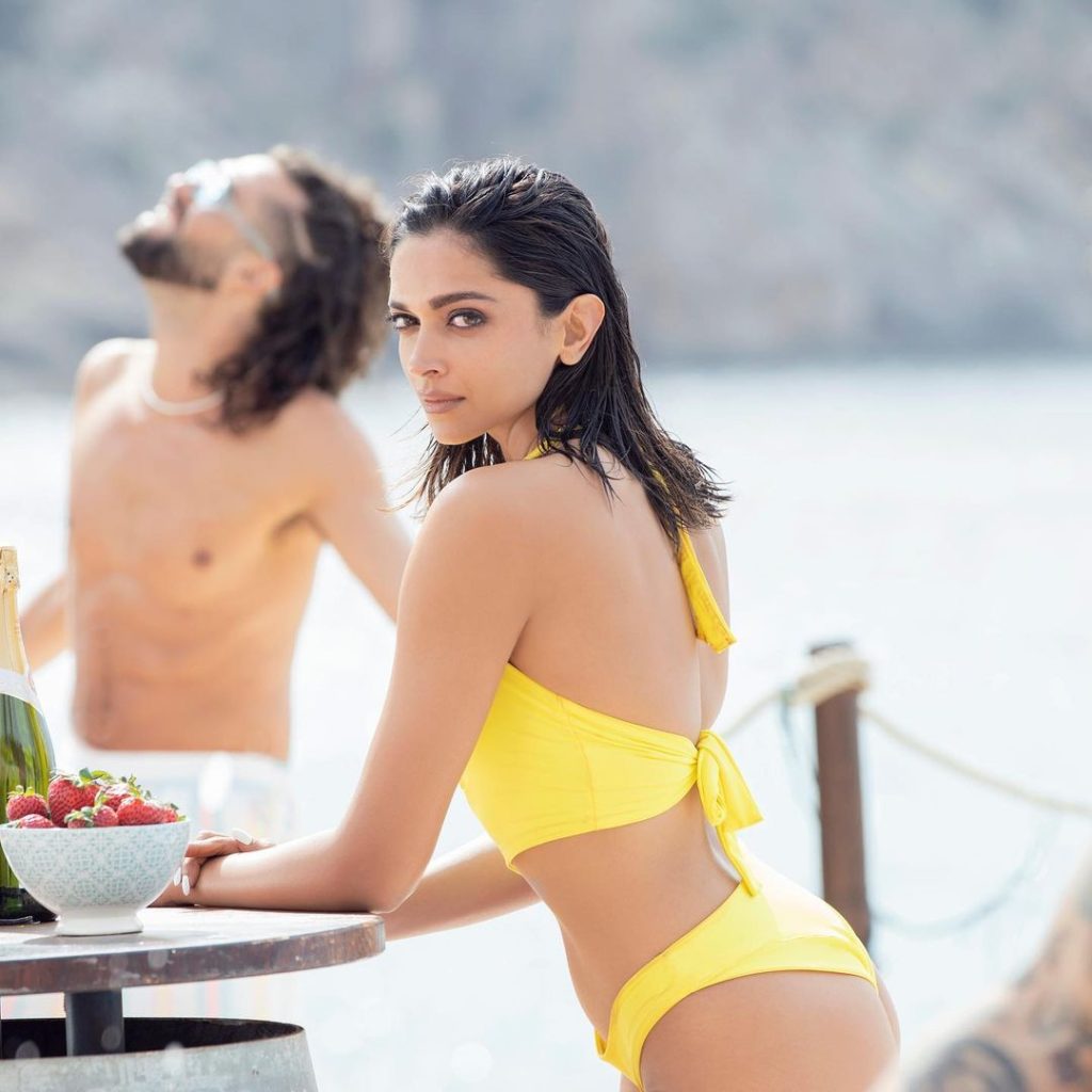 Pathaan Song Besharam Rang Deepika Padukones Exotic Baywatch Avatar in  Smoking Hot Yellow Bikini Sets Internet Ablaze