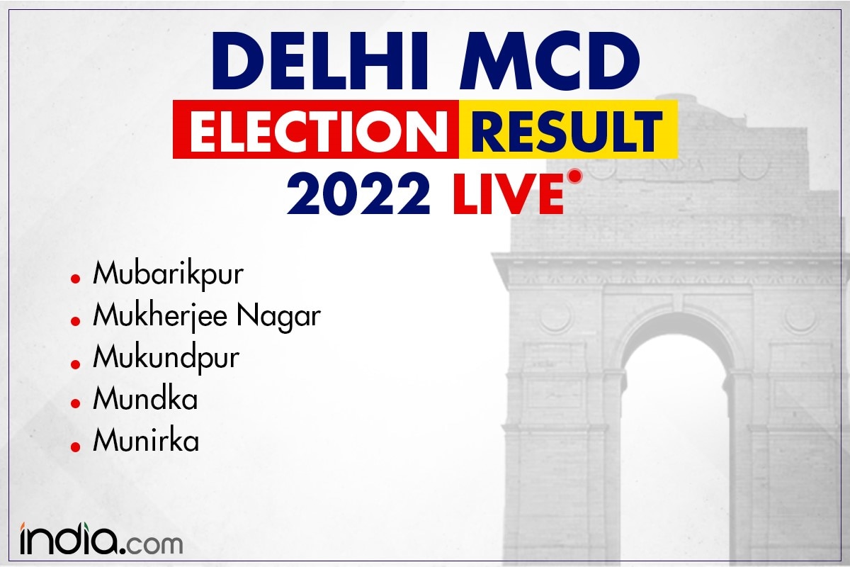 Mcd Election 2022 Full List Of Winners For Munirka Mubarikpur Mundka Mukundpur Mukherjee 4310