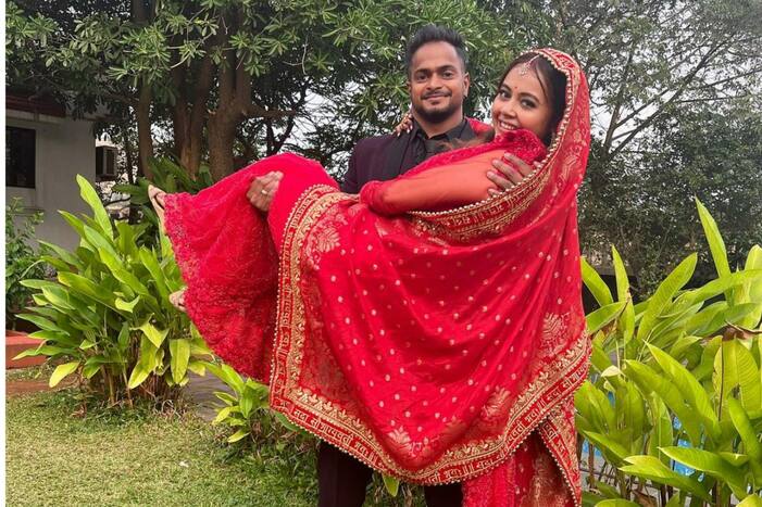 Devoleena Bhattacharjee Marries Her Gym Trainer Shahnawaz Sheikh Aka Shonu in Lonavala, See Wedding Pics