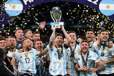 FIFA World Cup on X: The #FIFAWorldCup Champions club has a glorious new  entrant 🇦🇷 🏆 Lionel Messi's Argentina!  / X