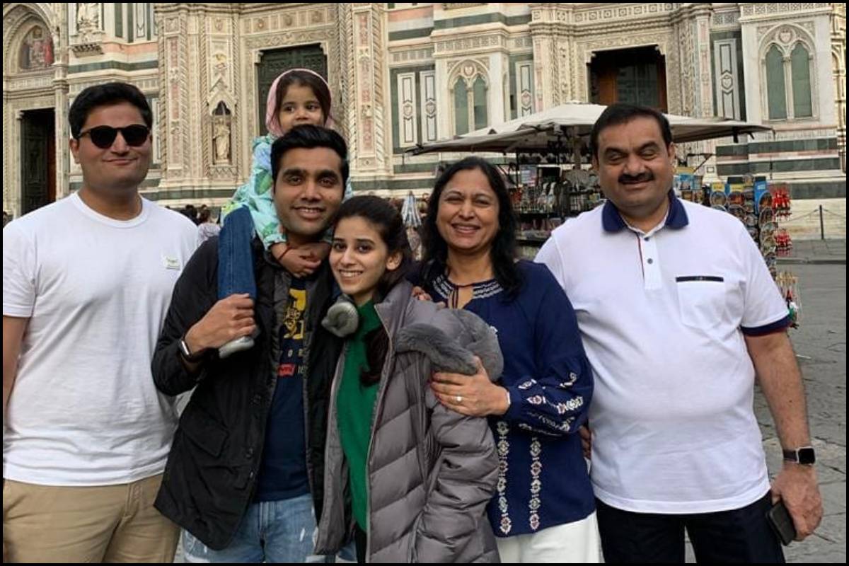 Gautam Adani Family Photo