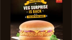 Veg Surprise Burger Returns To McDonald’s Menu