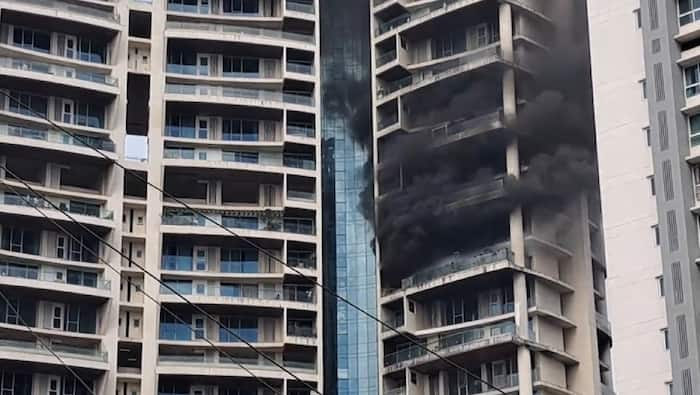 Massive Fire Breaks Out at a Residential Tower in Mumbai's Lower Parel ...