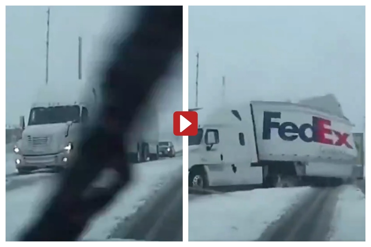 VIRAL VIDEO Speeding Train Rams Into Trailer Truck With Driver On Seat