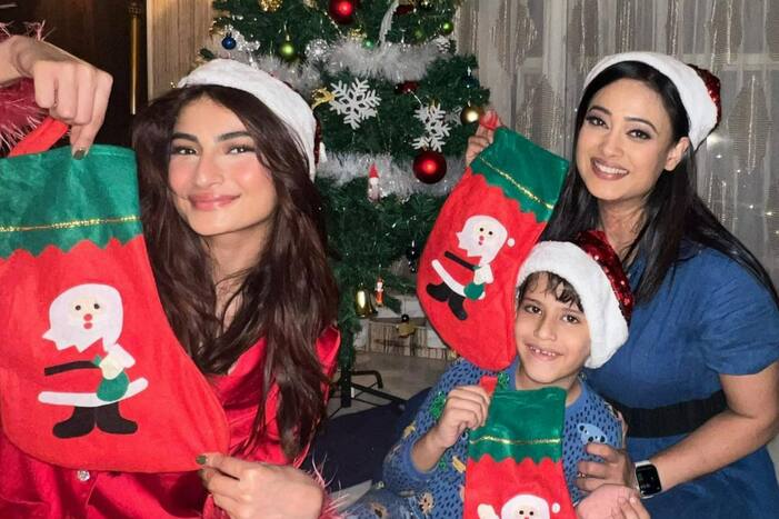 Shweta Tiwari, Palak Tiwari Christmas