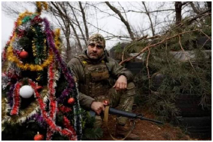 Ukraine Army Celebrates Christmas