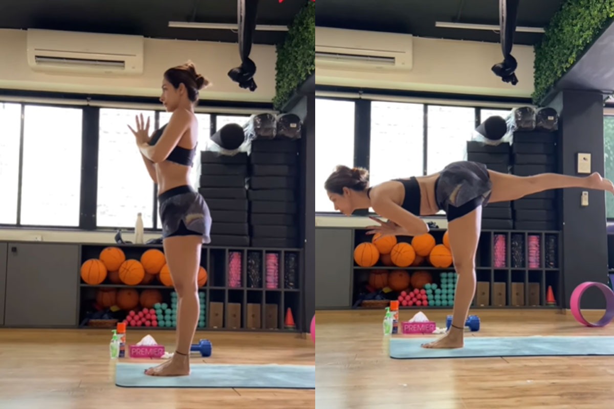 Malaika Arora Turns Into a Yoga Warrior With Virabhadrasana, Serves Workout Motivation For Fantastic Week- WATCH