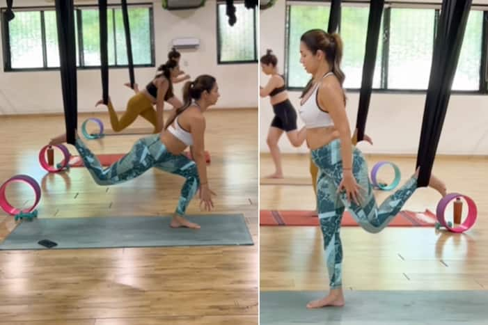 Malaika Arora's Latest Workout Video Inspires Fans With Core Stretching On a Working Monday- WATCH