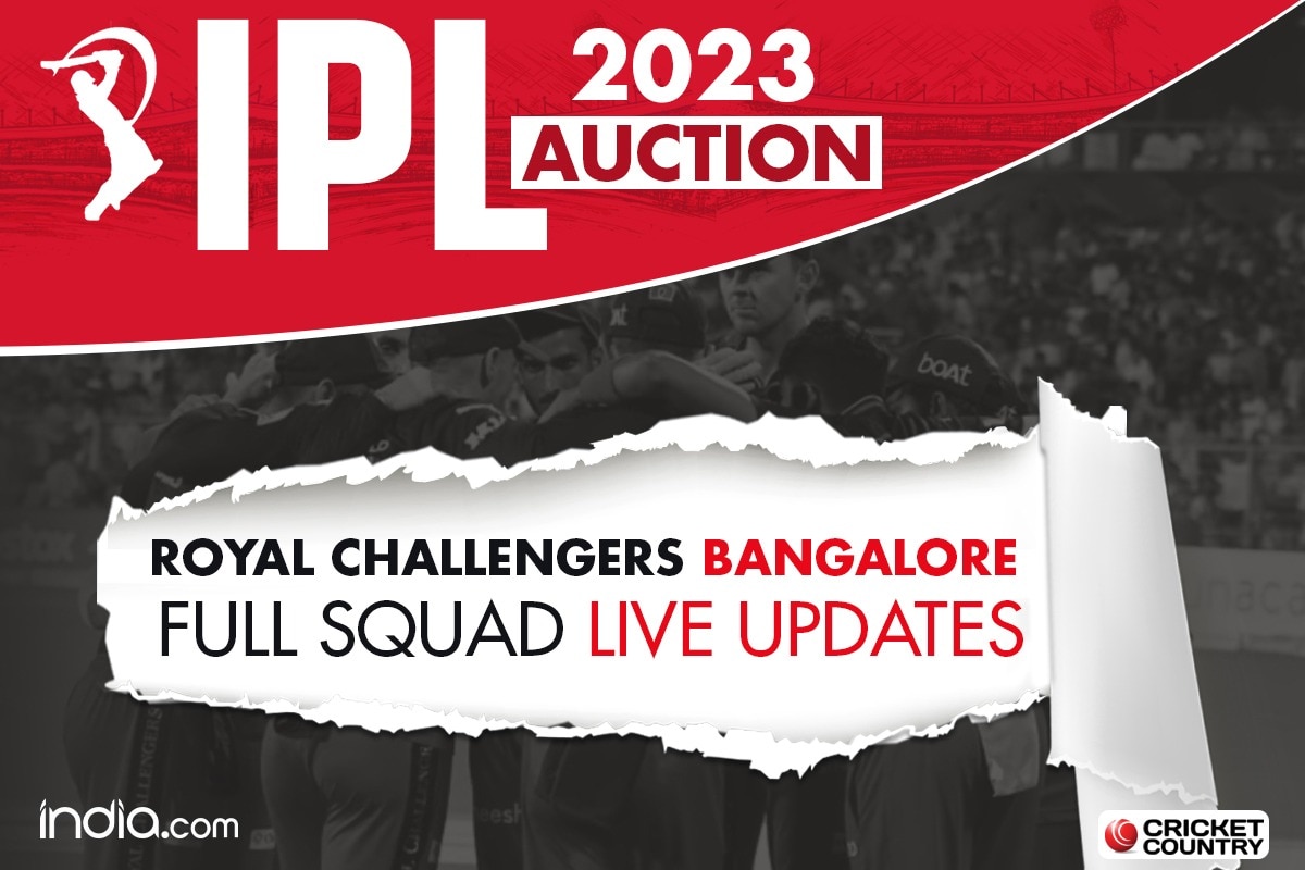 HIGHLIGHTS | Royal Challengers Bangalore (RCB) Full Squad List, IPL ...