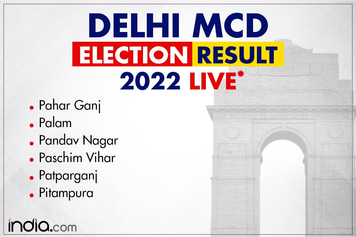 Delhi Mcd Election Results 2022 Bjp Wins Paharganj Pandav Nagar Palam Patparganj Pitampura 4530