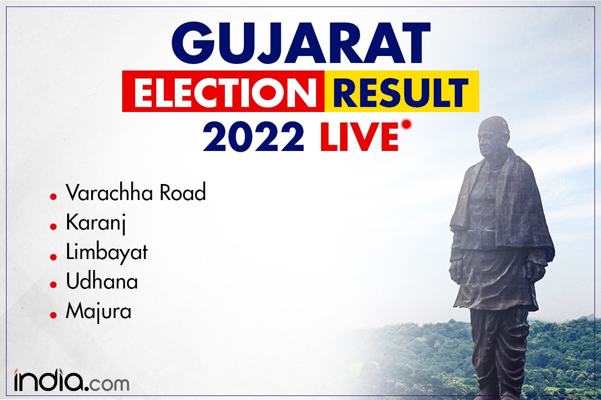 Varachha Road, Karanj, Limbayat, Udhana, Majura Gujarat Election Result