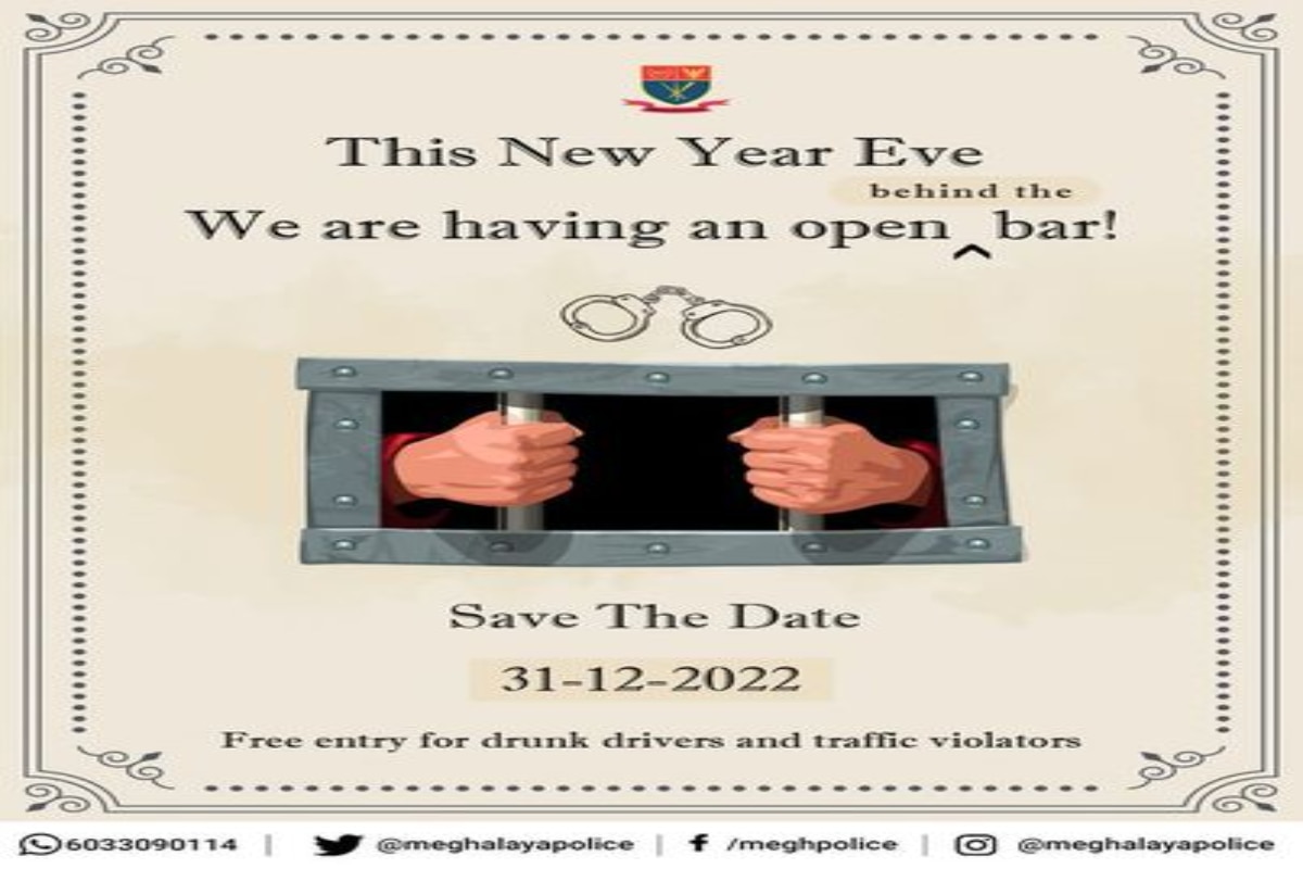 Meghalaya Police Department, new year's eve 2022, happy new year 2023, new year wishes 2023, new year wishes, happy new year, new year 2023, happy new year 2023 wishes, holi 2023, 2023, new year, new year quotes, holi, happy new year 2023 images, new year's eve, new year shayari, happy new year 2023 shayari, happy new year wishes, last day of the year quotes, vaikunta ekadasi 2023, happy new year 2023 background, new year's eve 2023, new zealand time, new year 2023 wishes, diwali, 2023 happy new year,Meghalaya Police,New Year's Eve celebrations,Facebook post,New Year