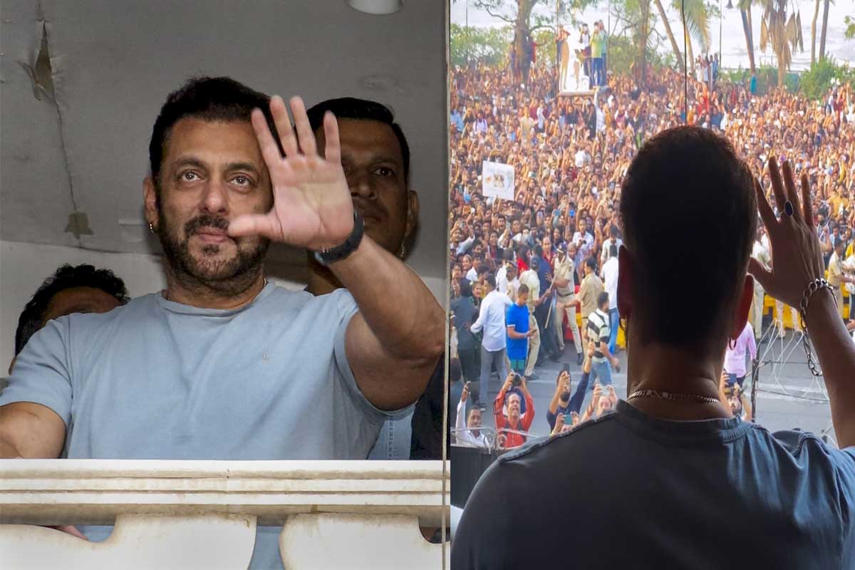 Salman greets to fans