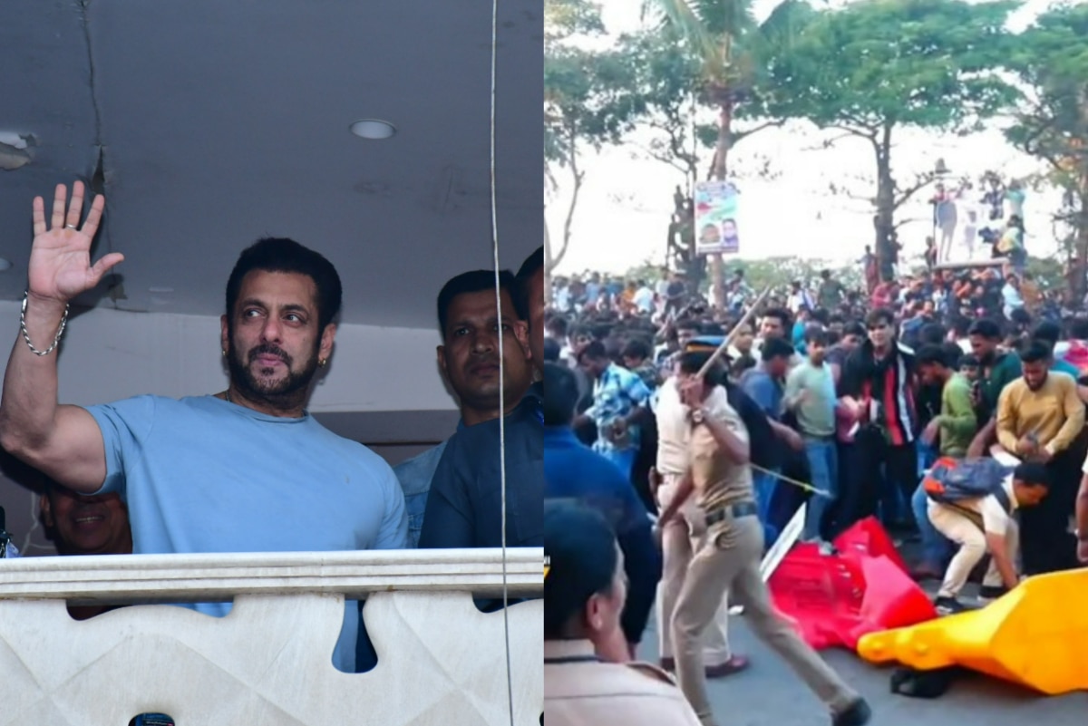 On Salman Khan Birthday, Fans Lathi-Charged Outside Galaxy Apartment