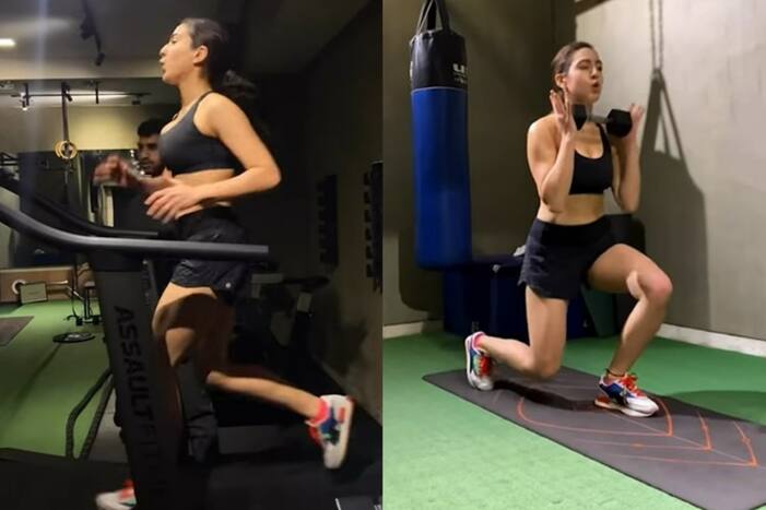 Sara Ali Khan Shares Tips To Get Sexy Bikini Body Before Christmas Holidays in Latest Workout Video, Watch