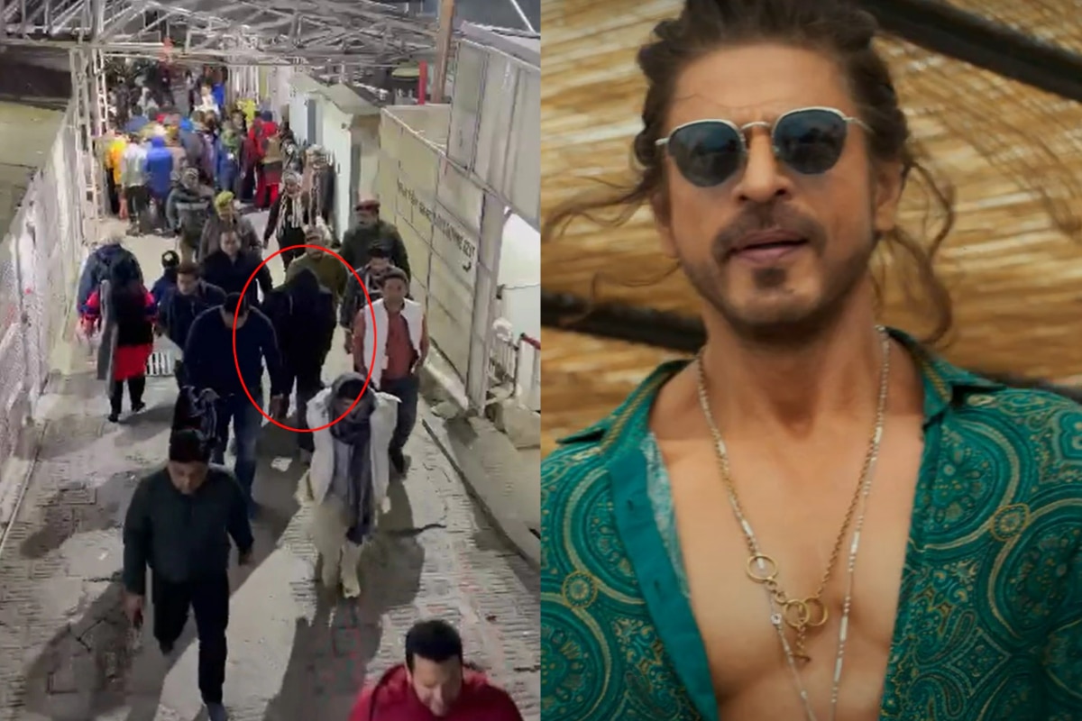 Shah Rukh Khan Visits Vaishno Devi Ahead of Pathaan Release But We Bet You Can't Really Spot Him - Check Viral Clip