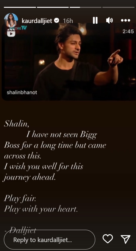 Bigg Boss 16: Shalin Bhanot's Ex-Wife Dalljiet Kaur Pens Heartfelt Note After He Breaks Down On The Show