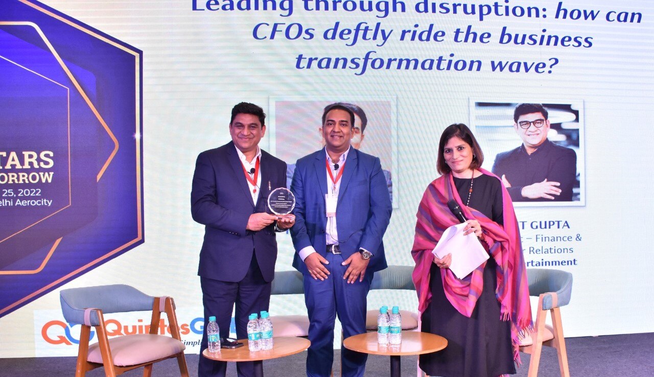 CFO India Felicitates ZEEL’s Rohit Gupta During CFONEXT 100 Conference
