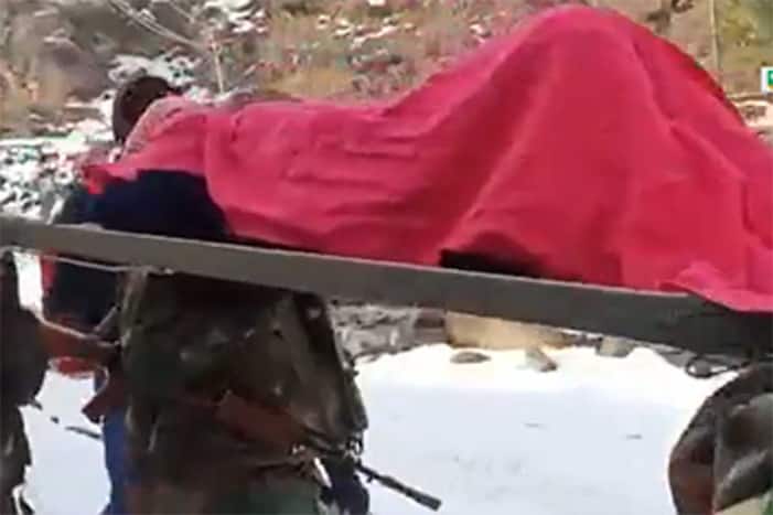 Jammu and Kashmir: Army jawans walk 14 km on snow to take pregnant woman from village to hospital in Ramban district