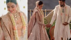 Athiya Wedding Lehenga: अथिया का वेडिंग लहंगा है बेहद खास, 10000 घंटों में बनकर हुआ तैयार
