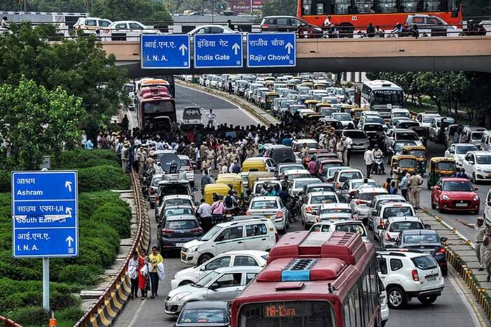 Delhi: BJP's road show on Monday, Delhi traffic Police issued traffic advisory