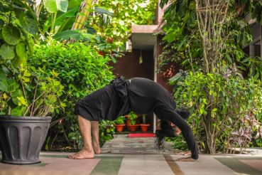 Yoga for chest health: Chakrasana (Photo: india.com)