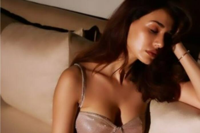 Disha Patani's hotness is overloaded in plunging sexy short dress