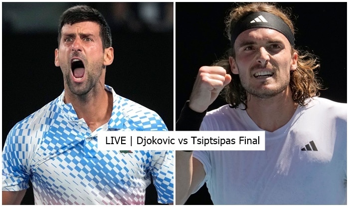 AS IT HAPPENED Aus Open Mens FINAL 2023 Djokovic Overcomes Tsitsipas Challenge in Straight Sets