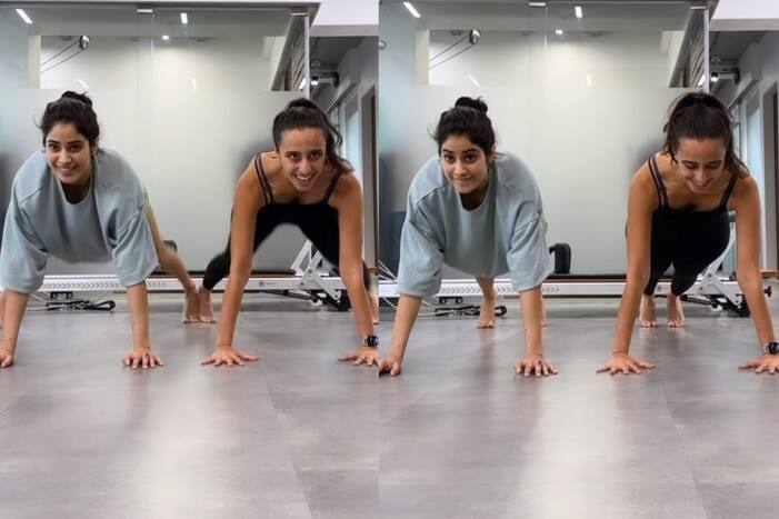 Janhvi Kapoor's Fun Leg Workout Session Will Inspire You to Hit The Gym on Cranky Monday- WATCH