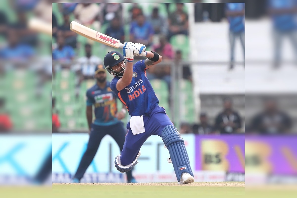 Ind Vs Sl Virat Kohli Plays Ms Dhonis Signature Helicopter Shot During Record Breaking 46th Odi 9654