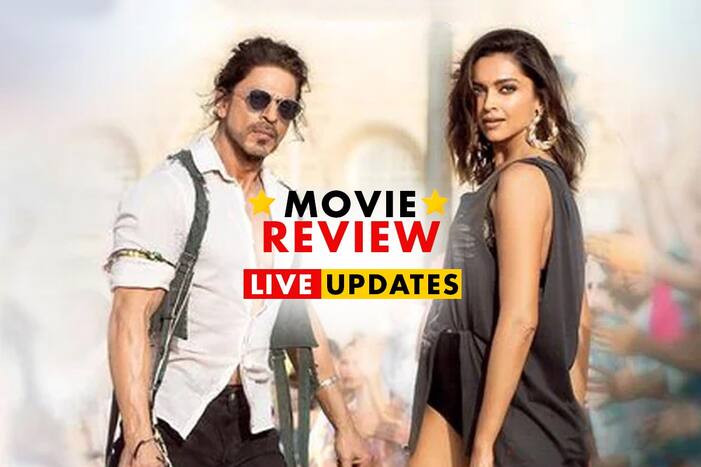 Pathaan Movie Review Live Updates Shah Rukh Khan Makes a Grand Entry on The Big Screen, Fans go Berserk - Check Tweets