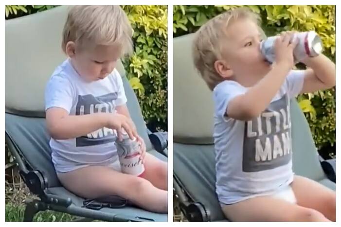 Viral, Beer, Video, baby, social media