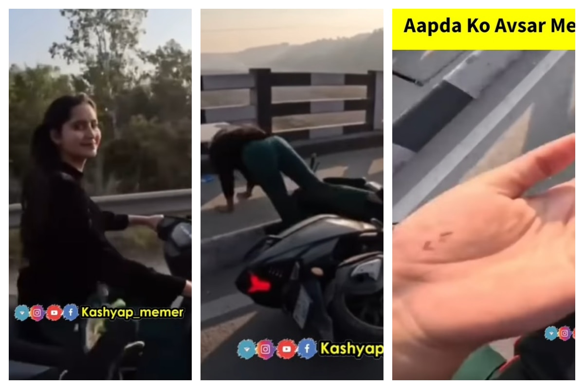 Scooty Riding Girl Asked To Wear Helmet But She Ignores What Happens Next Is A Lesson For All