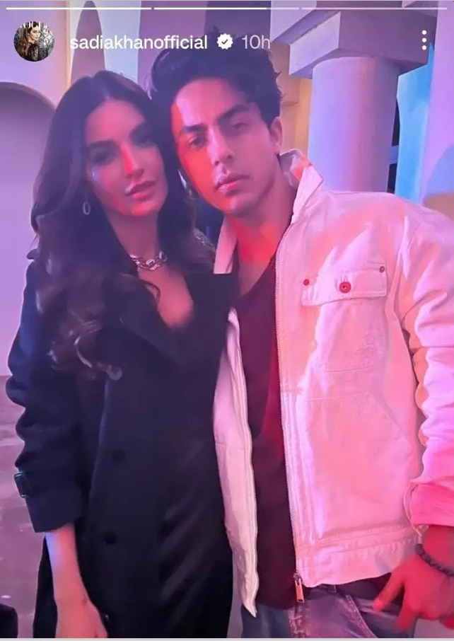 Aryan Khan's Picture With Pakistani Actress Sadia Khan From Dubai Bash Goes Viral, See Photo