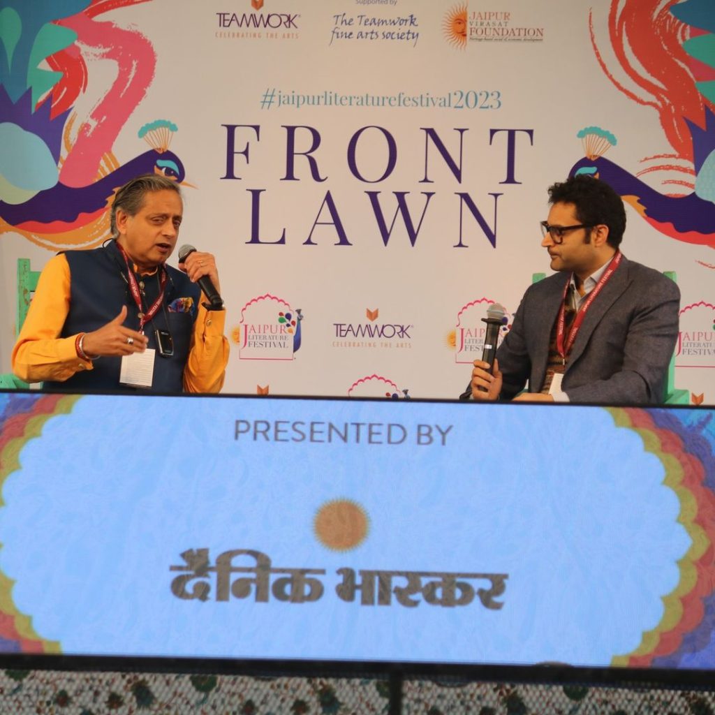 Shashi Tharoor in conversation on with Tripurdaman Singh on Democracy
