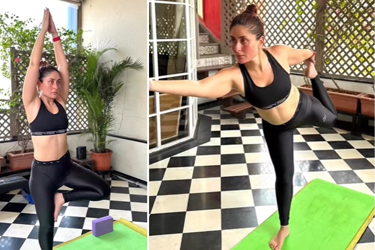 Bebo is Back on Her Favourite Mat to Kickstart The Mornings With Intense Yoga Session - WATCH