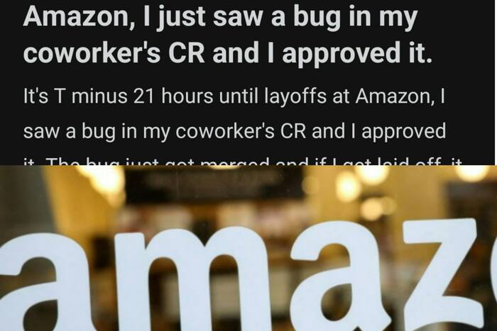 'If I Get Laid Off': Amazon Employee Approves Co-Worker’s Code With Bug Amid Mass Layoff