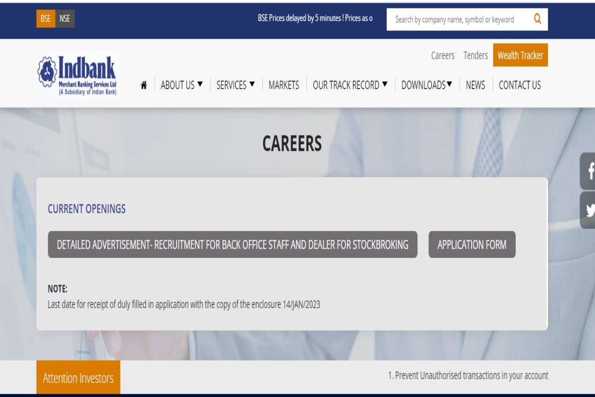 IndBank Recruitment 2023 Register For 10 Posts at