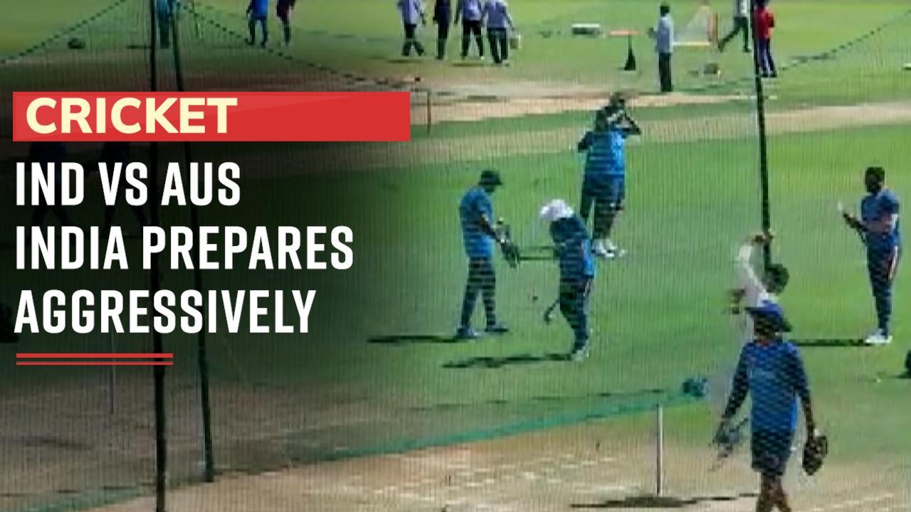 IND vs AUS 3rd TEST Team India’s Intense Practice Session