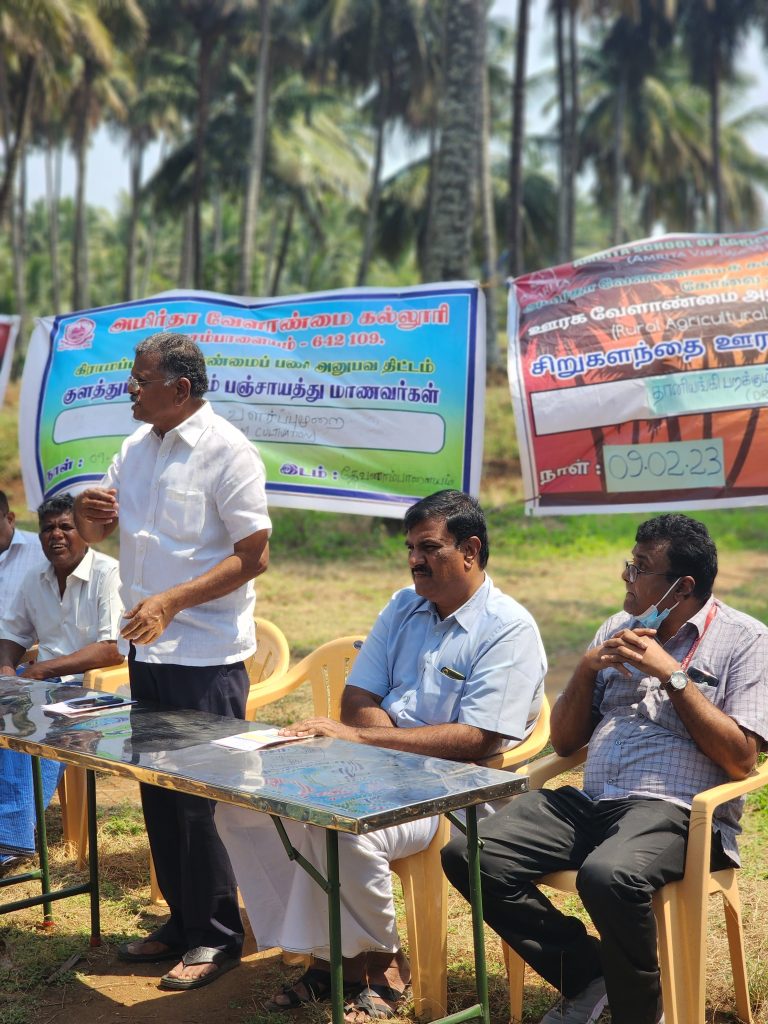 Amrita Students Engage With Farmers In Coimbatore, Demonstrate Live