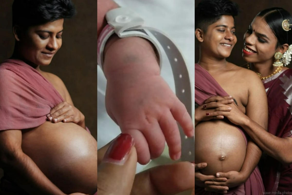 Kerala Trans Couple Who Went Viral Welcome Home Their First Born ...