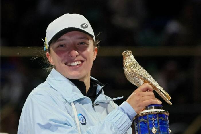 Iga Swiatek Overcomes Jessica Pegula To Clinch Second Straight Qatar Open Title