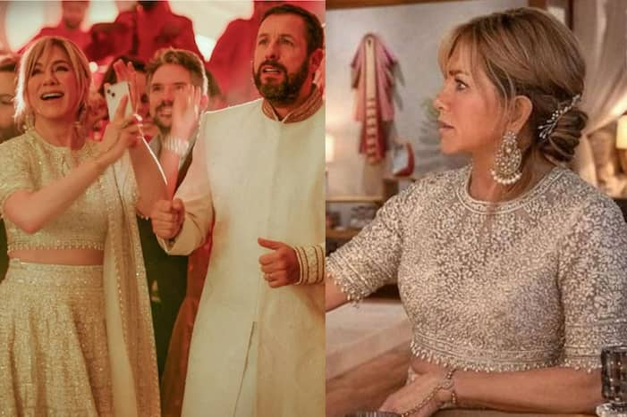 Jennifer Aniston in Manish Malhotra lehenga