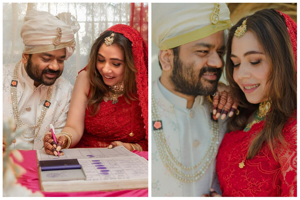 Maanvi Gagroo's Traditional Red Bridal Saree Is Truly Modern In Essence