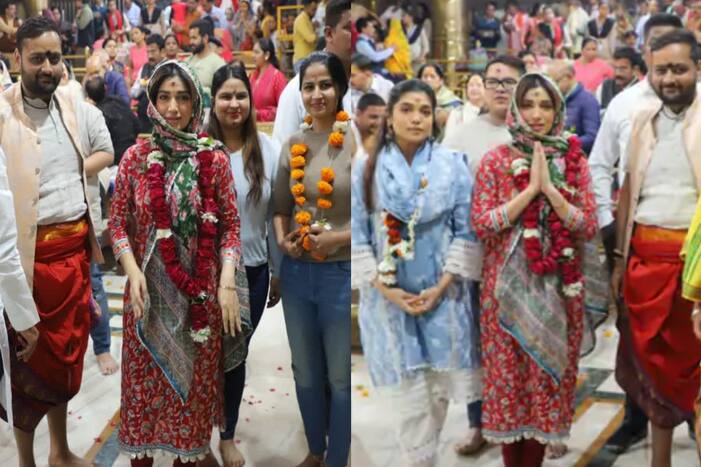 बाबा महाकाल की भक्त हैं भूमि पेडनेकर, आशीर्वाद लेने श्री महाकालेश्वर मंदिर पहुंची एक्ट्रेस