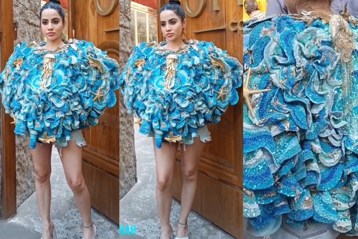 Urfi Javed Shocks The Internet in Bold Butterfly Top And Hot Denim Shorts - Watch