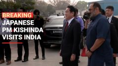 Japanese PM Fumio Kishida arrives in India on a two-day visit  – Watch Video