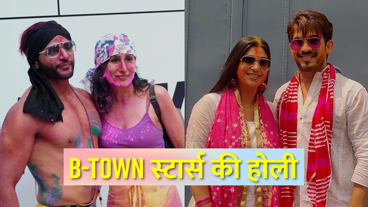 hina khan holi special